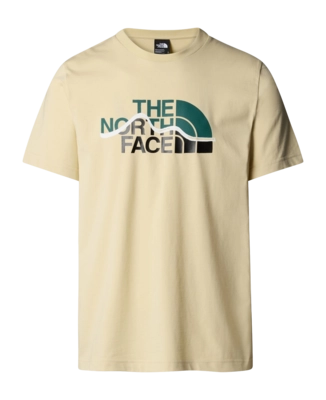 T-Shirt The North Face Herren S/S Mountain Line Tee Gravel