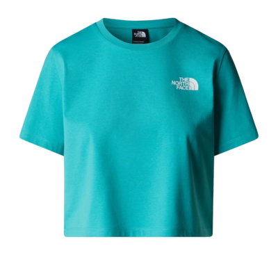 T-Shirt The North Face Women Simple Dome Cropped Slim Tee Vistula Blue