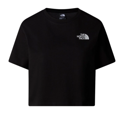 T-Shirt The North Face Women Simple Dome Cropped Slim Tee TNF Black