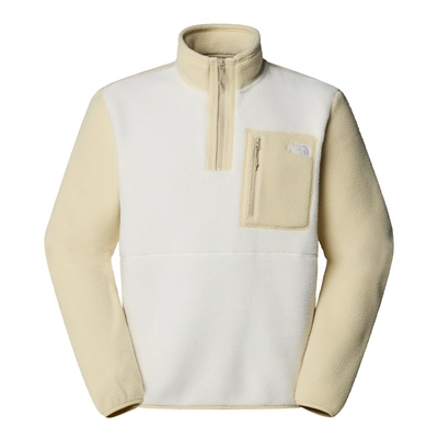 Fleecejacke The North Face Yumiori 1/4 Zip Herren White Dune / Gravel