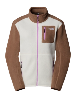 Fleecejas The North Face Women Yumiori Full Zip White Dune / Latte / Vibrant Verbena