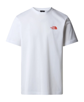 T-Shirt The North Face Men Biner Graphic 4 Tee TNF White
