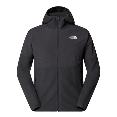 Zip Sweatshirt The North Face Men Glacier Heavyweight Full Zip HD Asphalt Grey / TNF Blue