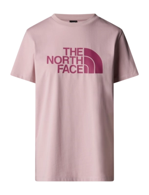 T-Shirt The North Face Femme M/C Relaxed Easy Tee Metal Pink / Cyber Berry
