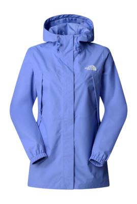 Jas The North Face Women Antora Rain Parka Virtual Blue