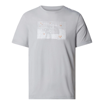 T-Shirt The North Face Foundation Abstract Graphic Tee Herren High Rise Grey