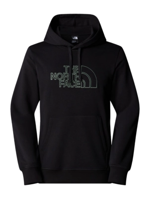 Pull à Capuche The North Face Homme Drew Peak Light Hoodie TNF Black / Duck Green