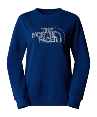 Trui The North Face Women Drew Peak Light Crew Estate Blue / White Dune