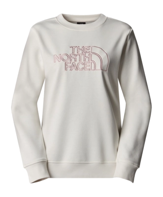 Jumper The North Face Women Drew Peak Light Crew White Dune / Metal Pink