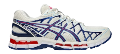 ASICS Unisex GEL-KAYANO 20 Cream/Deep Marine