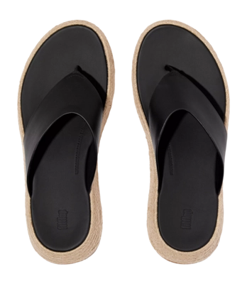 2---F-MODE-ESPADRILLE-LEATHER-FLATFORM-T-POST-SANDALS-BLACK_IV6-001_3