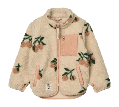 Jacke Liewood Nolan Pile Jacket Kinder Peach / Beige