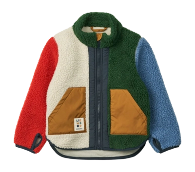 Jacke Liewood Noam Pile Jacket Kinder Garden Green Multi Mix