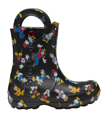 Gummistiefel Crocs Mickey Friends Handle It Kleinkinder Black