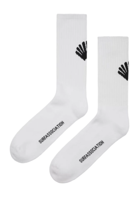 Chaussettes New Amsterdam Surf Association Logo White