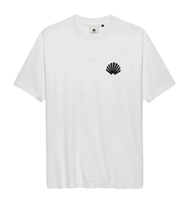 T-Shirt New Amsterdam Surf Association Logo Tee White Black 25