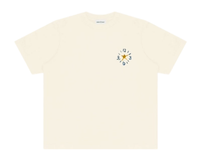 T-Shirt Bram's Fruit Clock Acrylic Herren Beige