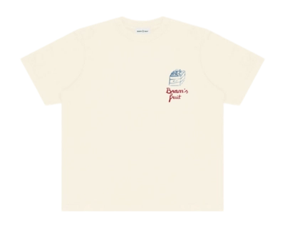 T-Shirt Bram's Fruit Men Crate Acrylic Beige