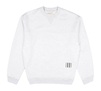 Pull Col Rond Bram's Fruit Homme Atelier Grey Melange
