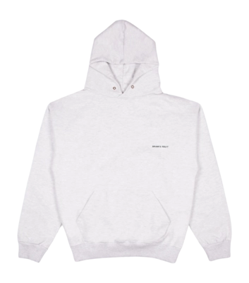 Hoodie Bram's Fruit Men Eyelet Grey Melange