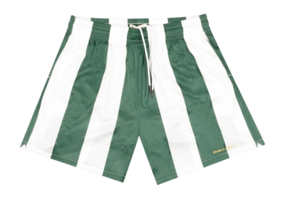 Shorts Bram's Fruit Mesh Herren White-Green Striped