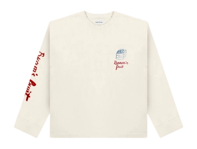 Langarmshirt Bram's Fruit Crate Acrylic Herren Beige