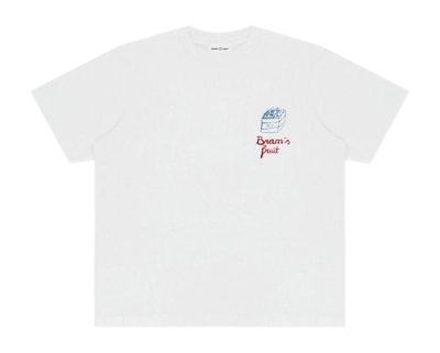 T-Shirt Bram's Fruit Men Crate Acrylic White
