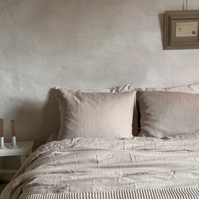 Bettwäsche Passion for Linen Maxime Sand Gewaschenes Leinen