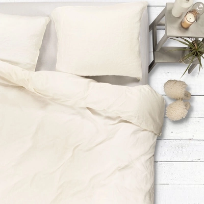 KissenbezügePassion for Linen Arezzo Off White Baumwollsatin