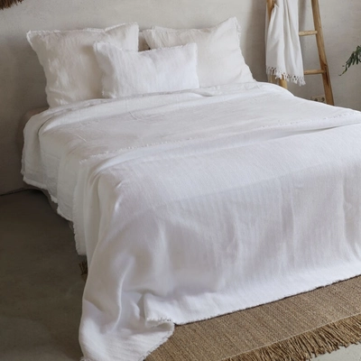 KissenbezügePassion for Linen Eve White Gewaschenes Leinen