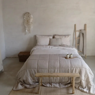 KissenbezügePassion for Linen Maxime Marble Gewaschenes Leinen