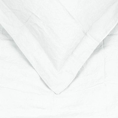 KissenbezügePassion for Linen Remy White Gewaschenes Leinen