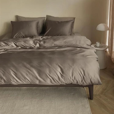 Bettwäsche Beddinghouse Change Taupe Lyocell Mako-Satin