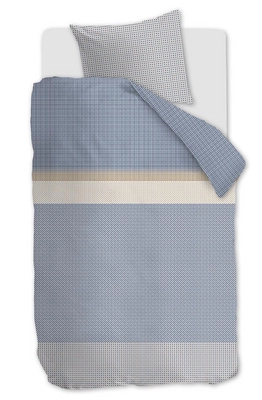 Bettwäsche Beddinghouse Bernou Blau Mako-Satin