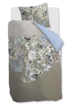 Bettwäsche Kardol by Beddinghouse Saffron Blaugrau Mako-Satin