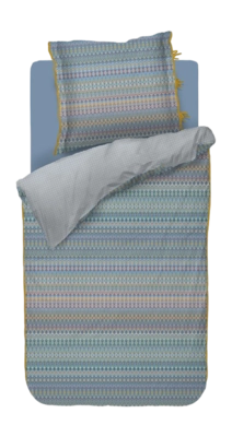 Bettwäsche Pip Studio Ashanti Blau Baumwolle Perkal