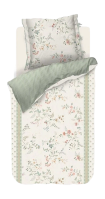 Kissenbezüge Pip Studio Kili Flower Weiß Baumwolle Perkal