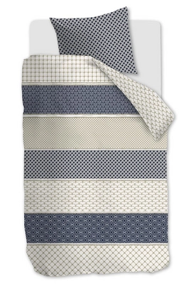 Bettwäsche Riviera Maison Ropes Marineblau Baumwolle