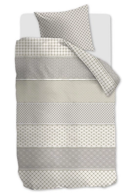 Bettwäsche Riviera Maison Ropes Taupe Baumwolle