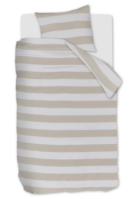 Bettwäsche Riviera Maison Striped Sand Baumwolle