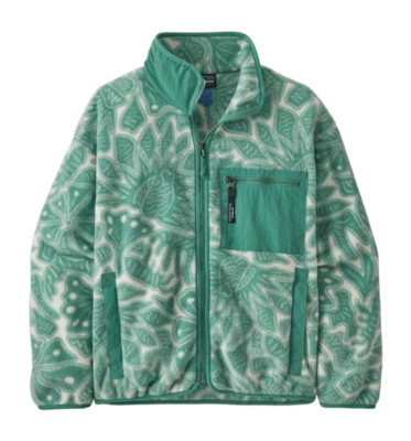 Vest Patagonia Women Synch Jacket Bees and Flowers: Heartleaf Green