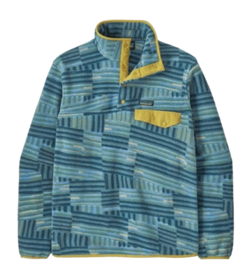 Jumper Patagonia Men LW Synch Snap-T P/O Quilty Fitz: Wetland Blue
