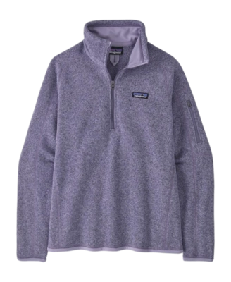Trui Patagonia Women Better Sweater 1/4 Zip Concrete Purple