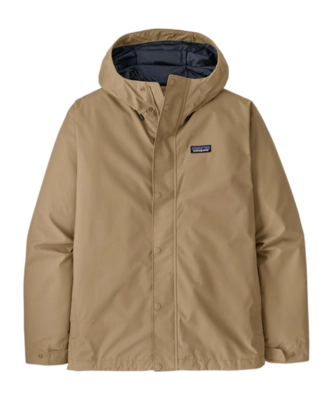 Jas Patagonia Men Jackson Glacier Rain Jacket Slab Khaki