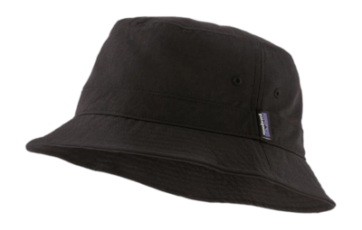 Vissershoed Patagonia Unisex Wavefarer Bucket Hat Black