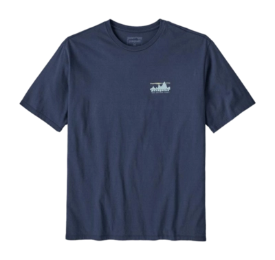 T-Shirt Patagonia Herren '73 Skyline Organic New Navy