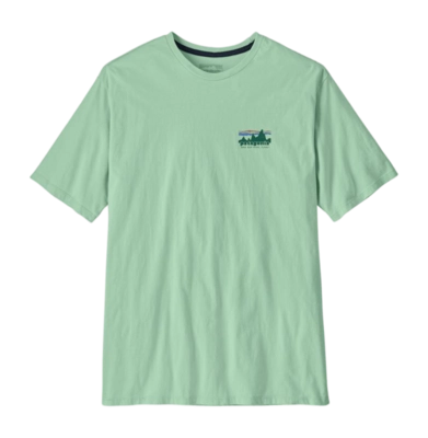 T-Shirt Patagonia Herren '73 Skyline Organic Rinsed Green