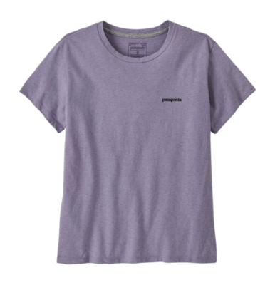 T-Shirt Patagonia Women P-6 Logo Responsibili-Tee Concrete Purple