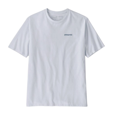 T-Shirt Patagonia Men Flying Fish Responsibili-Tee White