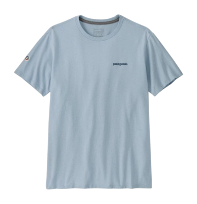 T-Shirt Patagonia Unisex Fitz Roy Icon Responsibili-Tee Fleck Blue